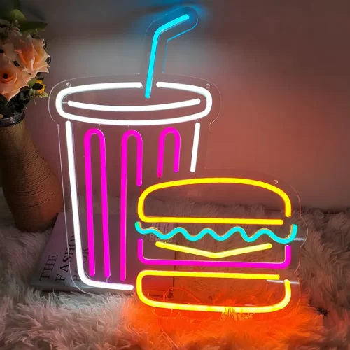 Fast food neon