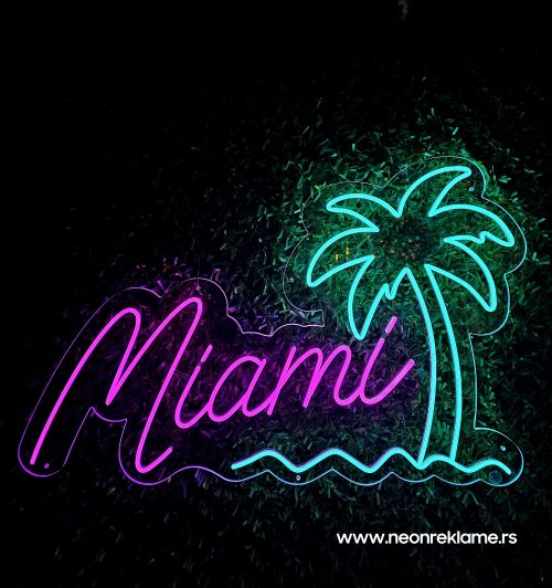 Miami  palma neon