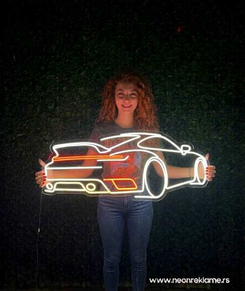 Porsche 911 neon